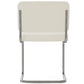 Dining Chair in Loop Faux Fur Upholstery - White Loops - Henr