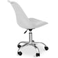 Chaise de bureau rembourrée - avec roulettes - Tulip