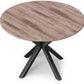Round Dining Table - Industrial - Wood and Metal - Bayron - gallery 4
