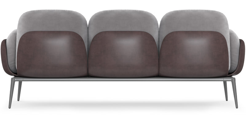 Canapé 3 places - Revêtu de velours - Vandan