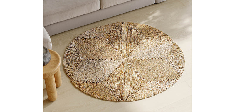 Tapis rond en jute - Boho Bali - 100 CM - Gabba
