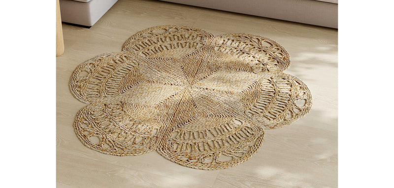 Tapis rond en jute - Boho Bali - 150 CM - Niluh