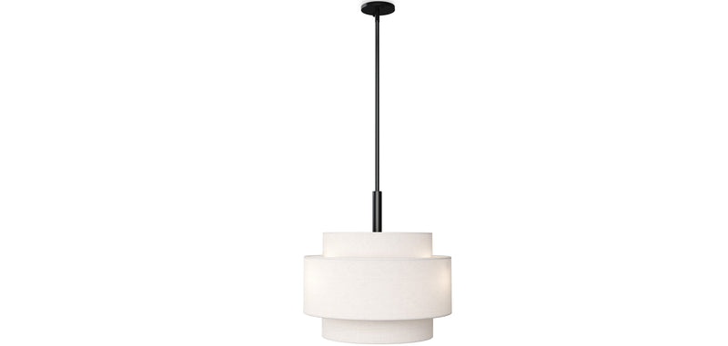 Lampe Suspendue de Plafond - Abat-jour en Tissu - Lorwe