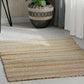 Tapis rectangulaire en jute - Boho Bali - 120x150 CM - Ghana