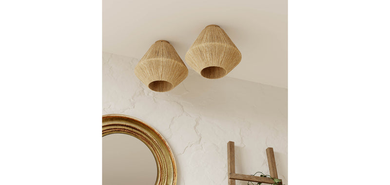 Lampe de plafond - Plafonnier Boho Bali - Naribu