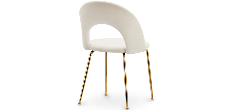 Dining Chair - Upholstered in Velvet - Amarna