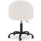 Chaise de Bureau Rembourrée - Bouclé - Evelyne