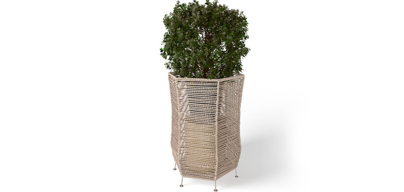 Round Floor Planter - Boho Style - Bohemian - gallery 2