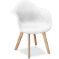 Dining chair with armrests - Upholstered in velvet - Dawick