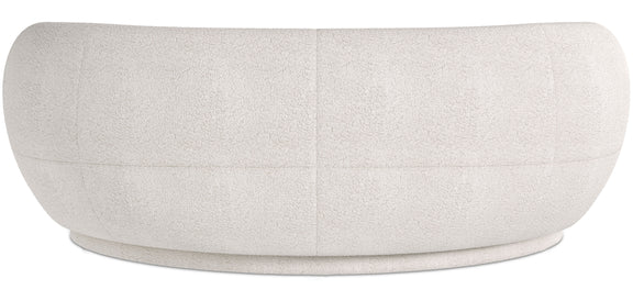 Curved Sofa - 3 Seater - Boucle Fabric - Curvy - gallery 9