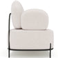 2/3-Seater Sofa - Upholstered in Bouclé Fabric - Baman - gallery 5