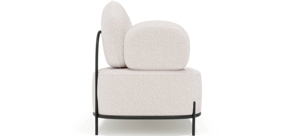 2/3-Seater Sofa - Upholstered in Bouclé Fabric - Baman - gallery 5