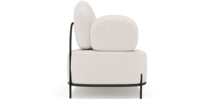 2/3-Seater Sofa - Upholstered in Bouclé Fabric - Baman - gallery 5