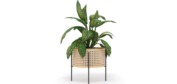 Round Floor Planter - Boho Style - Fusión - gallery 1