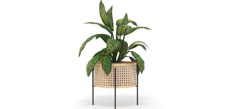 Round Floor Planter - Boho Style - Fusión - gallery 1
