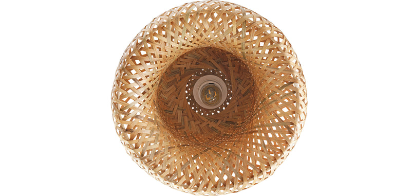 Candeeiro de teto Talli entrançado Design Boho Bali - Bambu