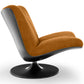 Upholstered Curved Design Contemporary Style Armchair - Tulipe