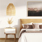 Hanging Lamp Boho Style Natural Rattan - 50 cm - Poung - gallery 5