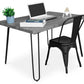 Office Set - Industrial Design 120cm - Hairpin + Dining Chair - Stylix