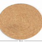 Round Jute Rug - Boho Bali - 150 CM - Kavya - gallery 4