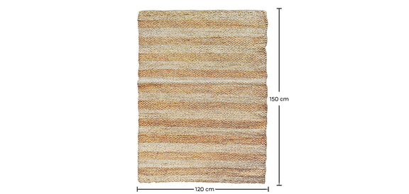 Rectangular Jute Rug - Boho Bali - 120x150 CM - Ghana - gallery 5