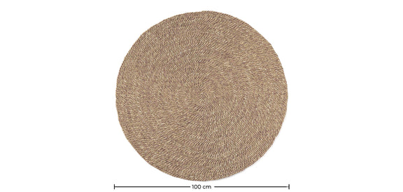 Round Jute Rug - Boho Bali - 100 CM - Yuri - gallery 4