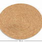Round jute rug - Boho Bali - 100 CM - Kavya - gallery 4