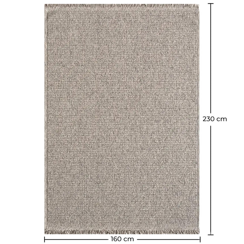 Large Contemporary and Modern Design Rug - Beige (160x230cm) - Deras - gallery 6