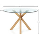 Round Dining Table - 120CM - Glass - Tauwa - gallery 8