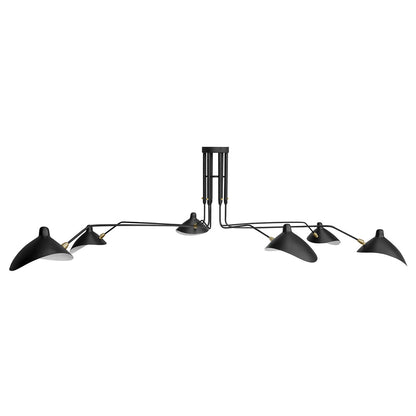 Lampa sufitowa - Lampa biurkowa z giętkimi ramionami - 6 ramion - George