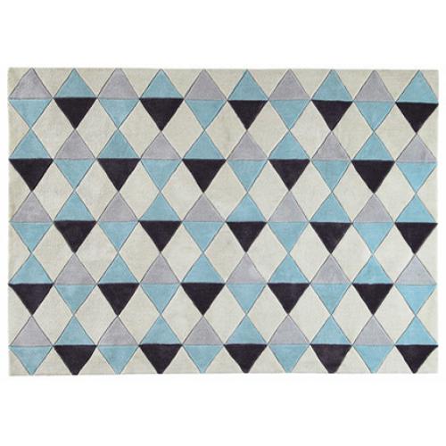 Diamond Design Rug - Wool - Wally