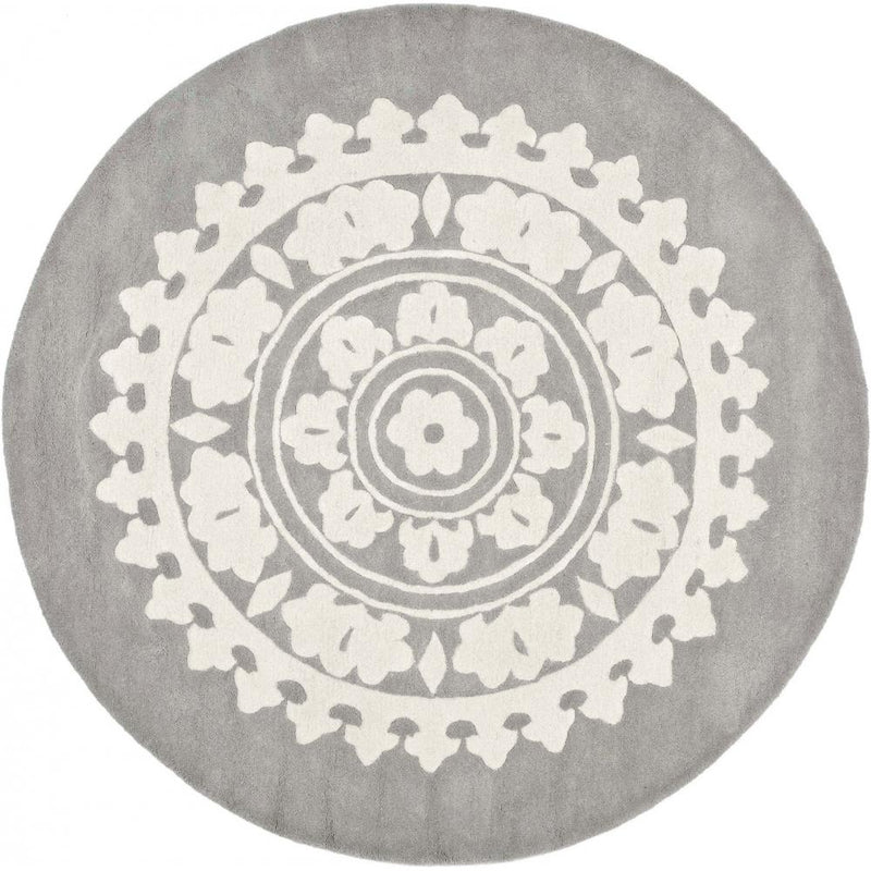 Round Design Rug - Wool - 210cm - Romanty