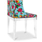 Dining chair - Transparent legs - Patterned design - Mademoiselle