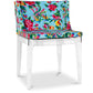 Dining chair - Transparent legs - Patterned design - Mademoiselle