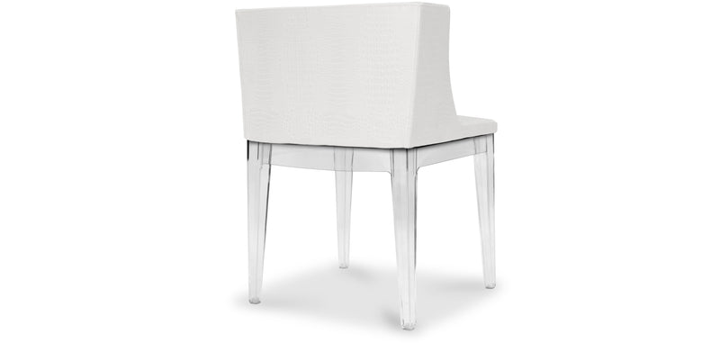 Chaise de Salle à Manger Design - Pieds Transparent - Mila