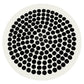 Round Rug Wool – Geometric Design – 104 cm – Yoler