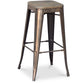 Industriell design barkrakk - Tre og stål - 76cm - Stylix