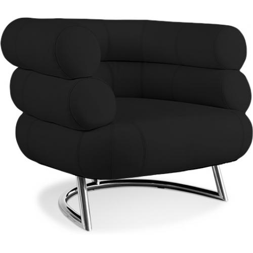 Fauteuil Design - Revêtu de Cuir - Bivendun