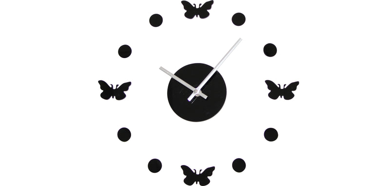 Horloge murale 4 Papillons