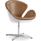 Fauteuil avec accoudoirs - Style aviateur - Revêtu de cuir - Via