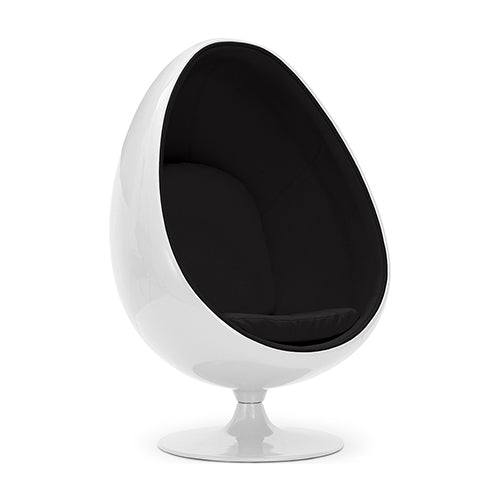 Fauteuil design en forme d'œuf - Revêtement en similicuir - Eny