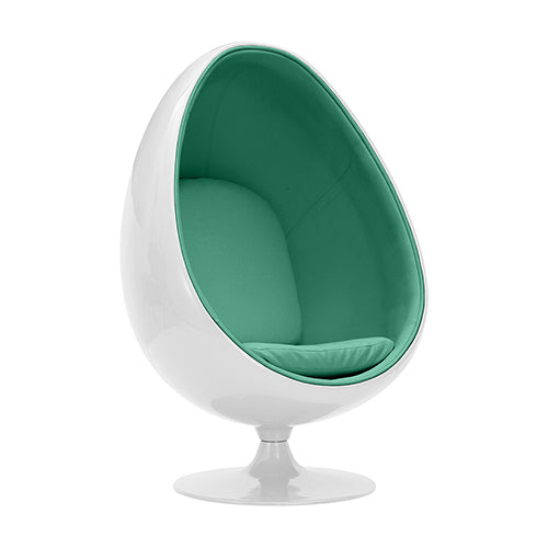 Fauteuil design en forme d'œuf - Revêtement en similicuir - Eny