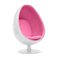 Fauteuil design en forme d'œuf - Revêtement en similicuir - Eny