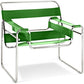 Lounge Chair - Leatherette & Metal - Ivan