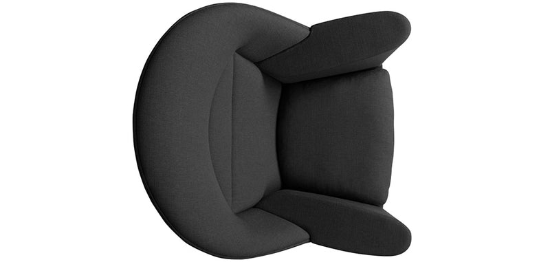 Fauteuil avec Accoudoirs - Revêtu de tissu - Oculus