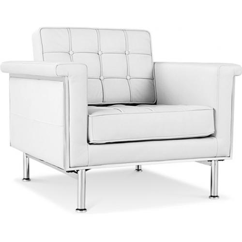 Fauteuil avec accoudoirs - Revêtu de cuir - Town