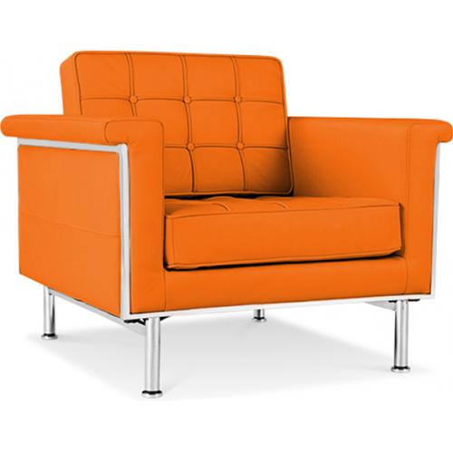 Fauteuil avec accoudoirs - Revêtu de cuir - Town