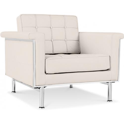 Fauteuil avec accoudoirs - Revêtu de cuir - Town