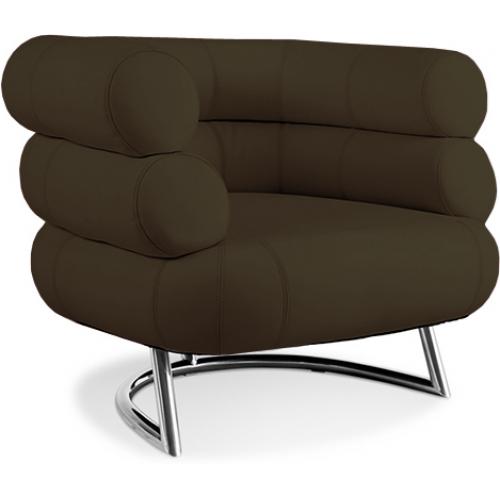 Fauteuil Design - Revêtu de Cuir - Bivendun