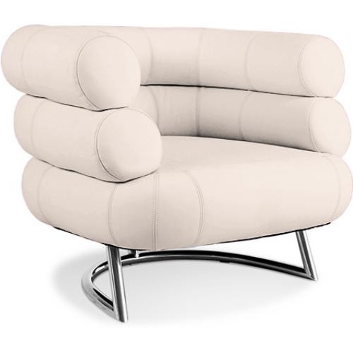 Fauteuil Design - Revêtu de Cuir - Bivendun